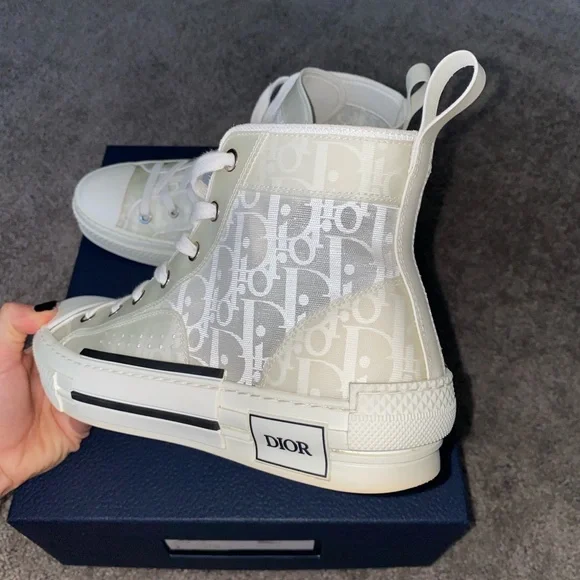 Mens Dior B23 High Top Sneakers size 39 - Picture 4 of 16